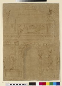 Design for a Triumphal Archway by Baccio Bandinelli